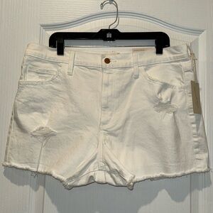 White 14 High Waisted Shortie Shorts - Universal Thread